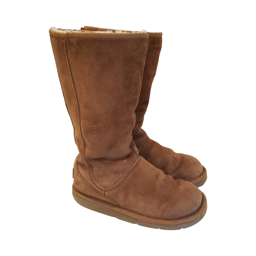 UGG Tall Suede Winter Boots in Brown